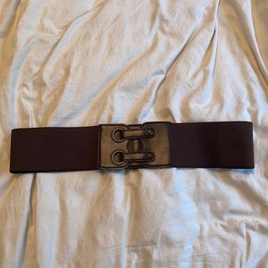 Fashion belt, Size L, elastic and snaps, GUC